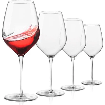 Pahare de șampanie cu vin cristal roșu cireș