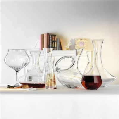 Sticla de vin pentru blender cu borcan mic de cristal
