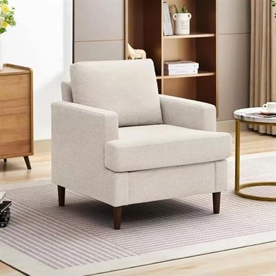 Fotolii moderne, confortabile, tapitate din material textil pentru camera de zi